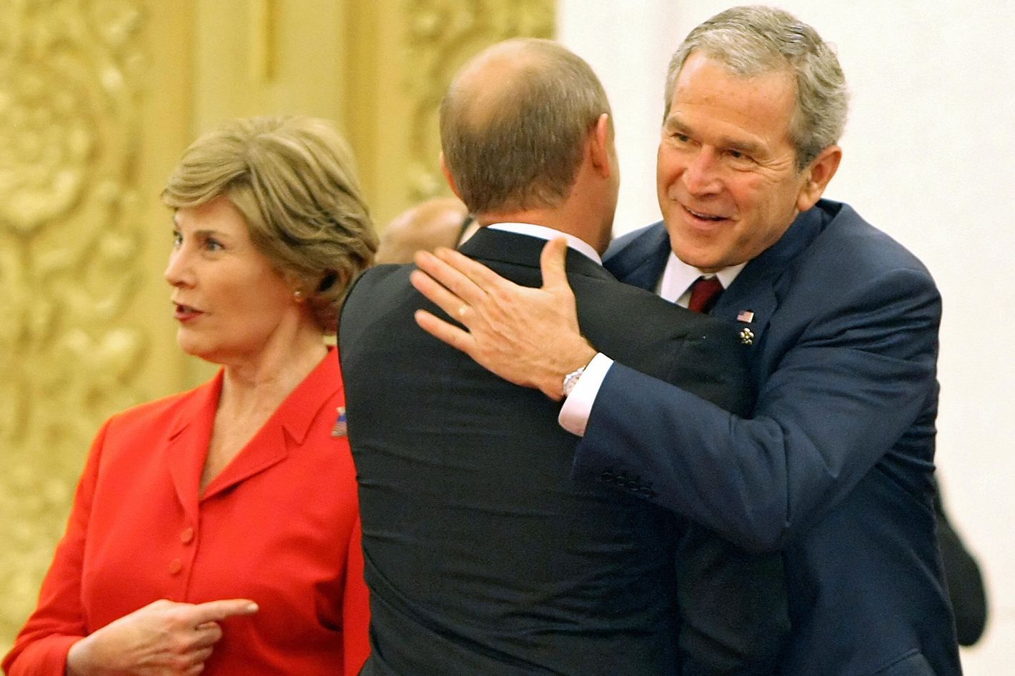 2008 Год Путин и Буш