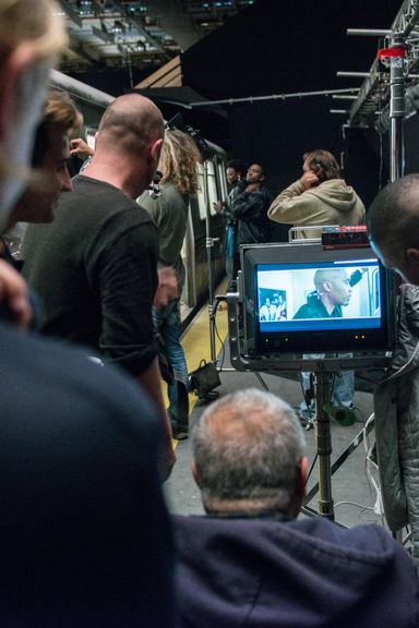 This is your life! In addition to starring in the spot, Nas also relived glimpses of his past from behind the camera.