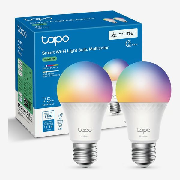 Tapo A19 Smart Bulbs (75W Equivalent) - 2-Pack