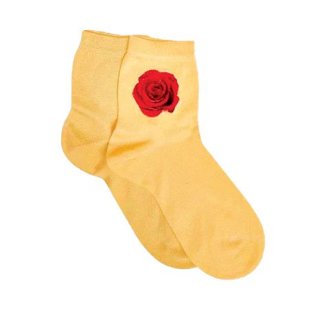 Maria La Rosa Red Rose Socks