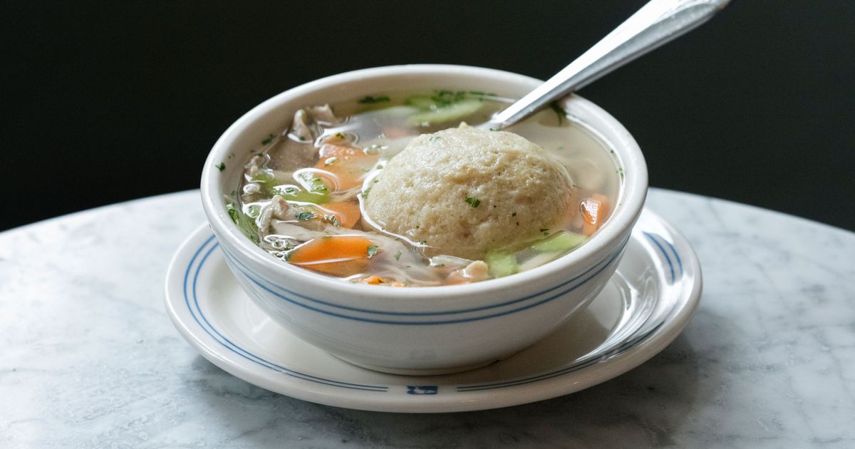 Homemade Chicken Matzo Ball Soup & Frozen Matzo Ball Soup