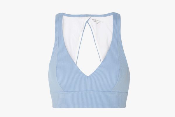 Year of Our Veronica Cut Out Ribbed Stretch Sports Bra