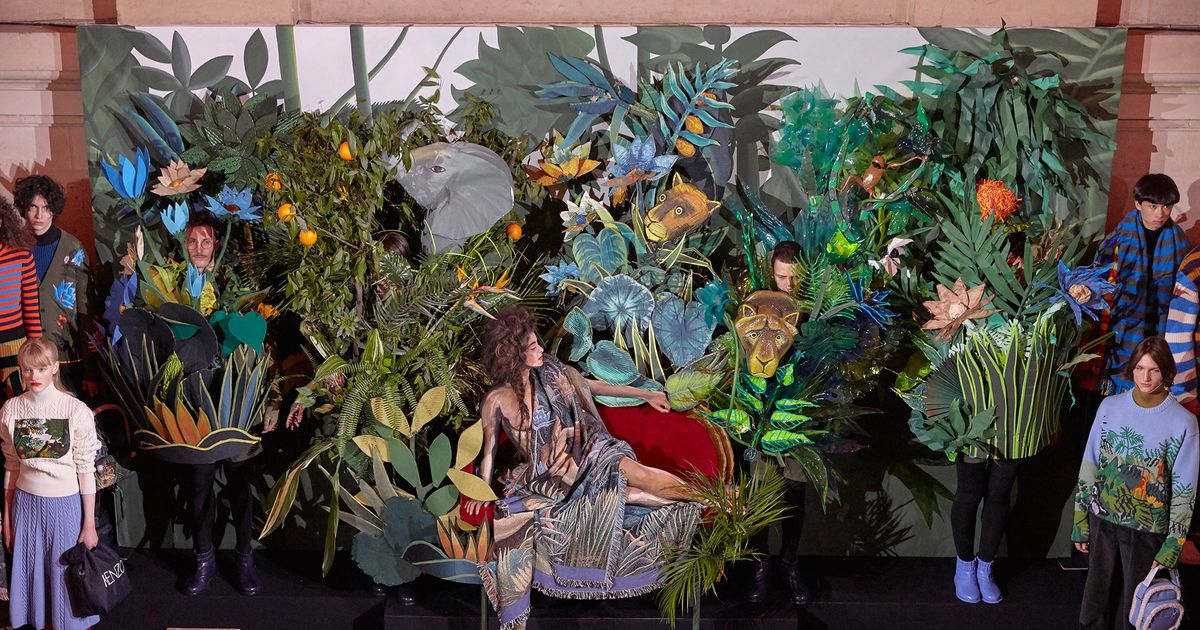 Kenzo Brought Rousseau's Jungles to Paris Fashion Week