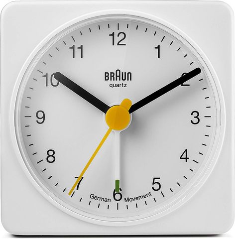 Braun Classic BNC002 Clock in White