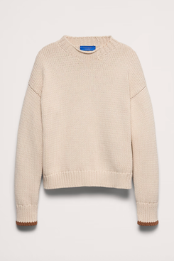 Banana Republic x La Ligne The Cotton Crew-Neck Sweater