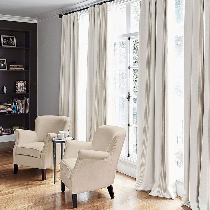 12 Best Curtains For Windows 2022 The, Off White Curtains With Navy Trim