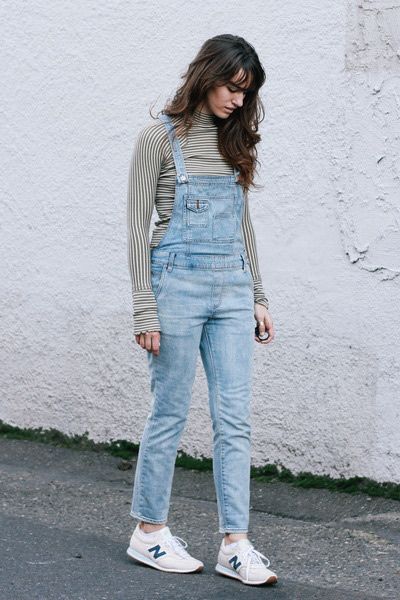 14 Ways to Layer Overalls Through Winter