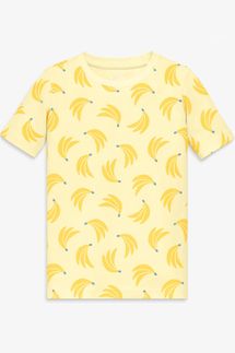 Primary Kids Organic PJ Top in Banana Bunch