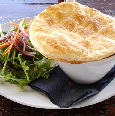"The lobster potpie at The Kennebunk Inn in Maine brings me right back to my childhood summers at the beach."