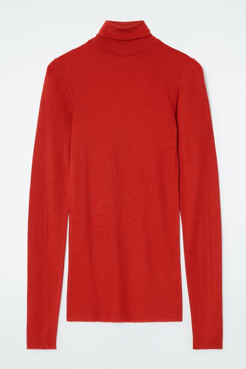 COS Merino Wool Turtleneck Top