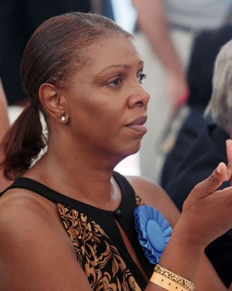 5 September 2011- New York, NY- NYC Councilwoman Letitia James at the 44th Annual West Indian Day Carnival held on Eastern Parkway and the Brooklyn Museum on September 5, 2011 in Brooklyn, New York. ? Terrence Jennings / Retna Ltd.