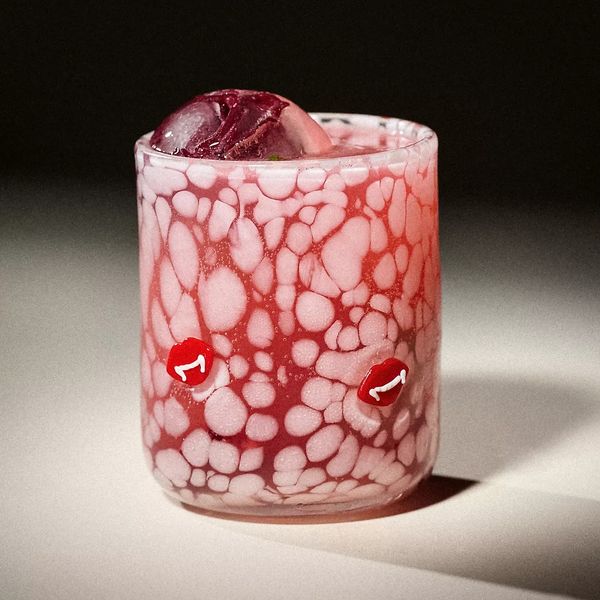 Anthropologie Mystic Halloween Icon Juice Glass
