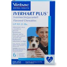 Iverhart Plus Chewables (Up to 25 lbs)