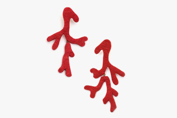 Aquazzura Coraline Earring in Red
