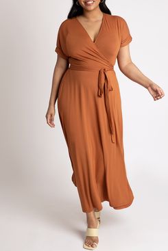 Eloquii Maxi Wrap Dress