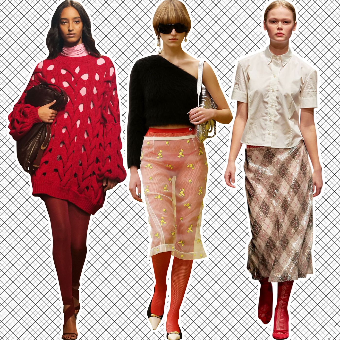 4 Tips for Wearing Coloured Tights to Work - StyleNest