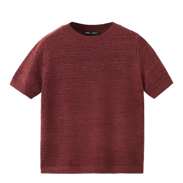 Mango Short Sleeve Sweater
