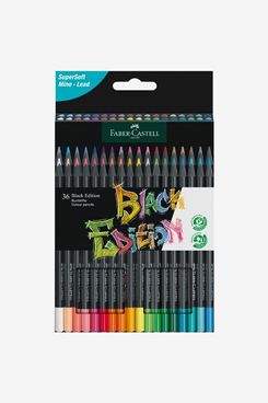 Faber-Castell Black Edition Colored Pencils, 36 Count