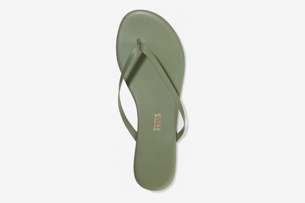 TKEES Leather Flip-Flops