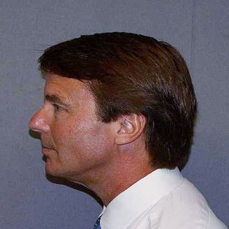 In this mug shot released by the U.S. Marshals Service June 15, 2011, Former U.S. Senator John Edwards (D-NC) is seen. Edwards plead not guilty June 3, 2011 to charges of using campaign funds to help hide a mistress and the baby he had with her. 