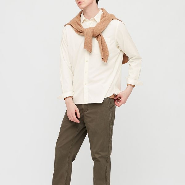 Uniqlo Men Corduroy Long-Sleeve Shirt