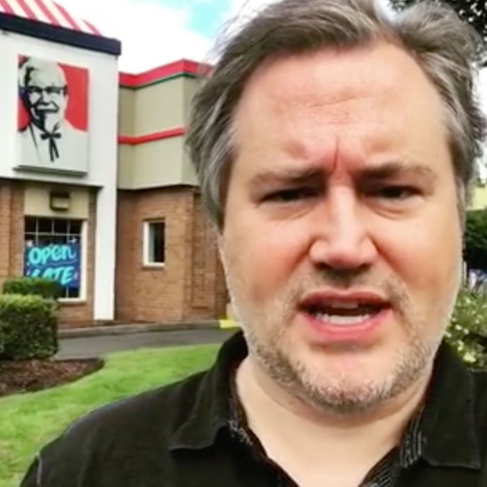 Simpsons Writer Bill Oakley Reviews Fast Food on Instagram