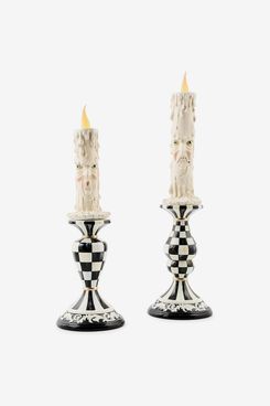 Mackenzie-Childs Haunted House Spooky Illuminated Candles Set