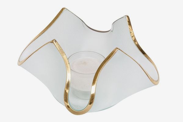 Annieglass Handkerchief - Votive Series (Gold)