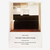 Walter De Maria Poster