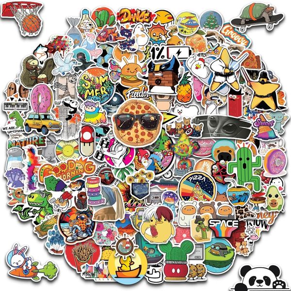 300pcs Trendy Graffiti Water Bottle Stickers Vinyl