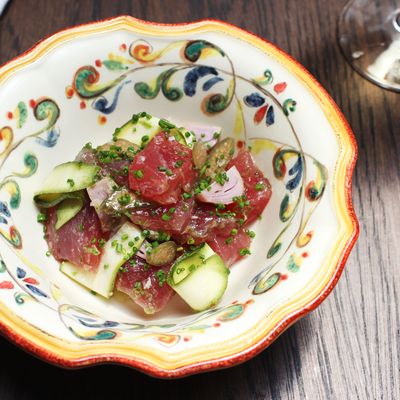 Weather like this calls for some tuna crudo (like this version, served at Sessanta).