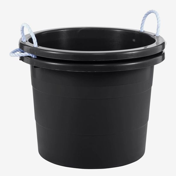 United Solutions 19 Gallon Rope Handle Tub, 2-Pack