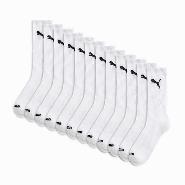 Puma Men’s Half-Terry Crew Socks (6 Pairs)