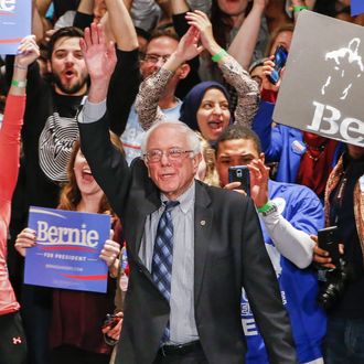 Bernie Sanders campaign in Atlanta, Georgia, USA