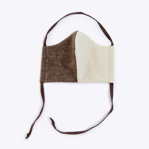 Nisolo Upcycled Linen-and-Cotton Lined Mask