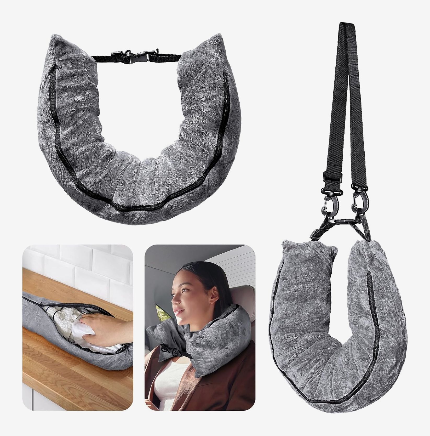 Amazon Travel Pillow Front Support Inflatable Front Travel Pillow