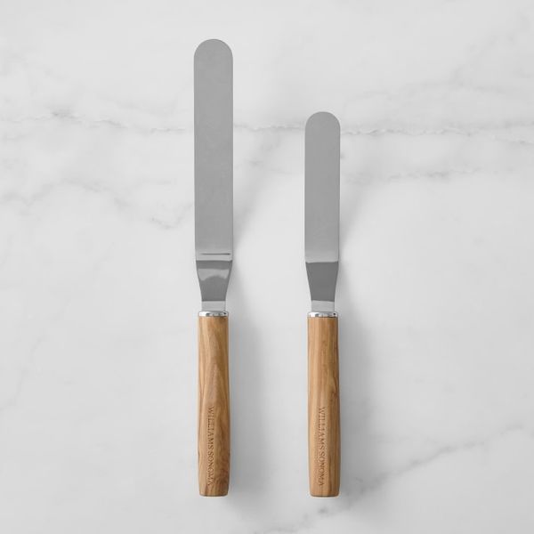 Williams Sonoma Olivewood Offset Baking Spatula, Set of 2