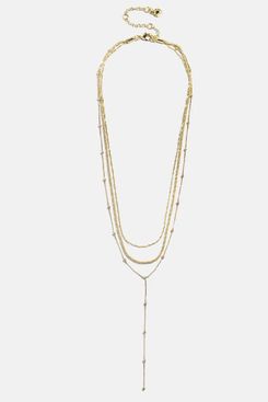 Carina Lariat Layered Necklace