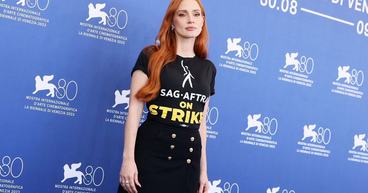 Jessica Chastain Was “Very Nervous” to Attend Venice Amid Strike