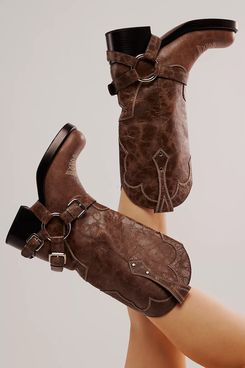 Jeffrey Campbell x FP x Understated Leather Motoboy Boots