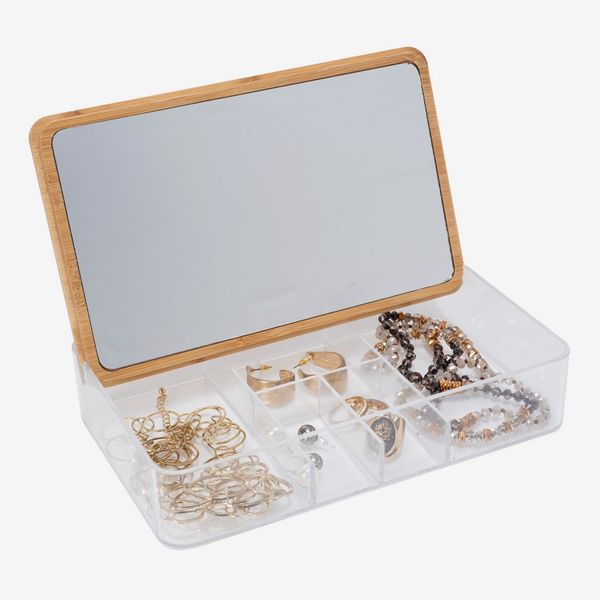Simplify Plastic 5 Compartment Makeup Organizer