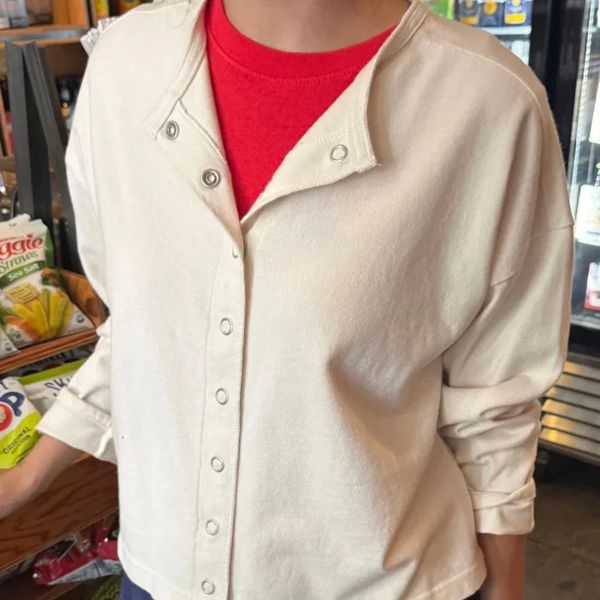 Le Bon Shoppe Soft Jersey Snap Cardigan