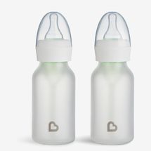 Munchkin Bond Silicone Coated Glass Baby Bottles - 2-Pack