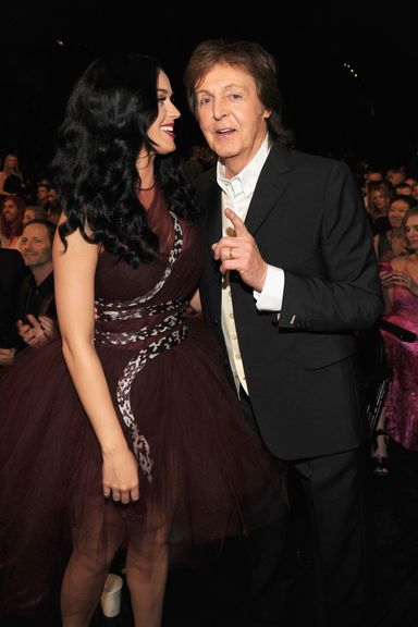 "You know what my favorite Beatles song is? 'Why Don't We Do It in the Road?'" "Interesting choice. My favorite song of yours is 'Firework.' Oh, wait. I see what you were doing there ... I mean my favorite song is ... is ... I don't know any other of your songs."