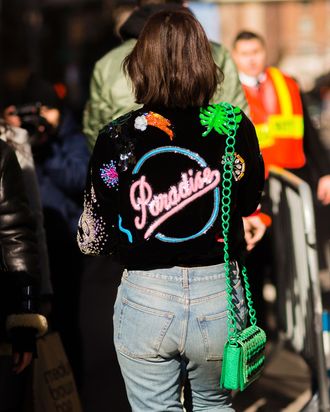 MARC JACOBS Embroidered denim jacket