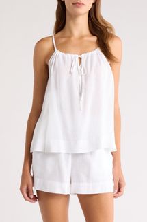 Nordstrom Vacation Linen Blend Short Pajamas