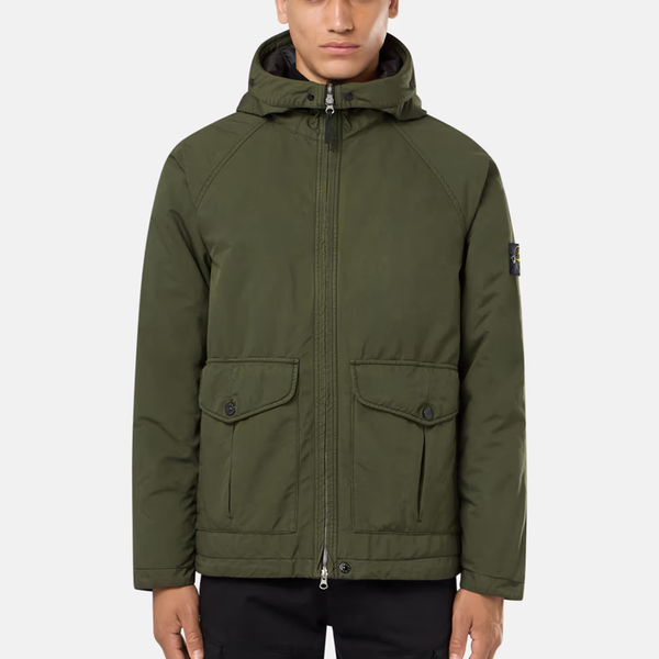 Stone Island 41649 David-TC Hooded Down Parka with Anti-Dro