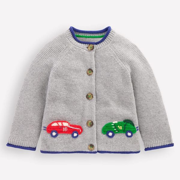 Mini Boden Novelty Logo Cardigan