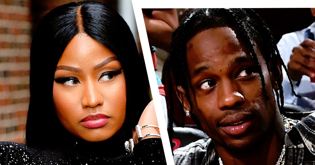 我們是這近距離觀看妮琪·米娜 (Nicki Minaj) 在 VMA 上整夜側視特拉維斯·斯科特 (Travis Scott)