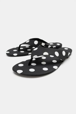 Zara Polka Dot Flat Sandle